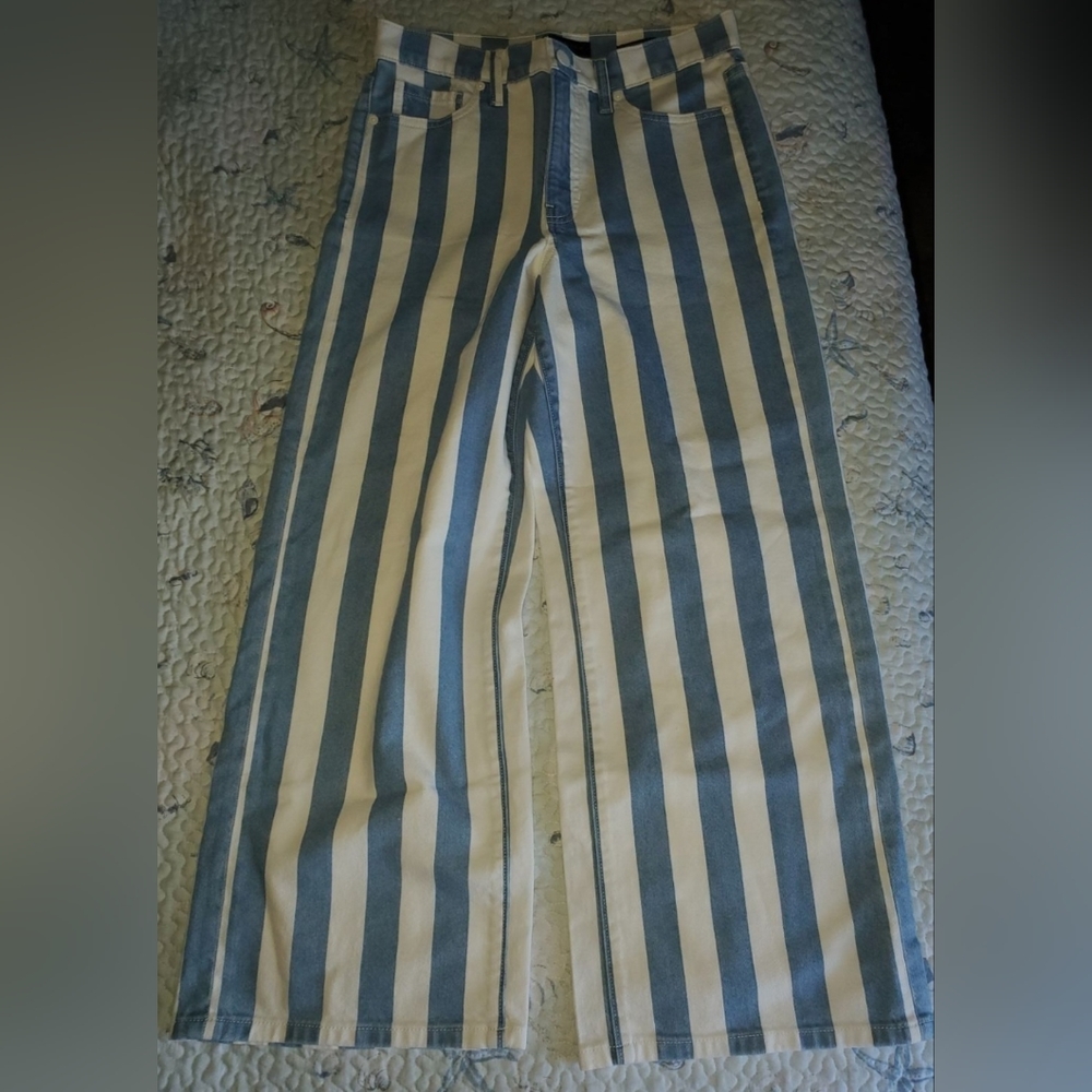 Banana Republic stripped jeans